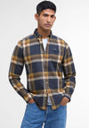Barbour Men’s Folley Tailored Check Shirt, Navy