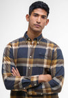 Barbour Men’s Folley Tailored Check Shirt, Navy
