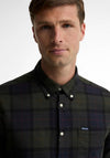 Barbour Men’s Fortrose Tartan Tailored Shirt, Grey Multi