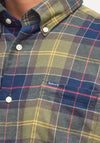 Barbour Men’s Fortrose Tartan Tailored Shirt, Navy Multi