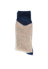 Barbour Houghton Socks, Stone & Navy