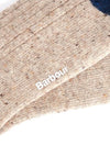 Barbour Houghton Socks, Stone & Navy