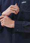 Barbour international Mens Kinetic Tailored Shirt, Night Sky