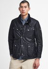 Barbour International Men's Tourer Duke Wax Coat, Black