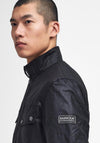 Barbour International Men's Tourer Duke Wax Coat, Black