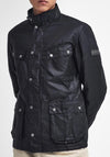 Barbour International Men's Tourer Duke Wax Coat, Black