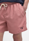 Barbour Logo Swim Shorts, Pink Clay