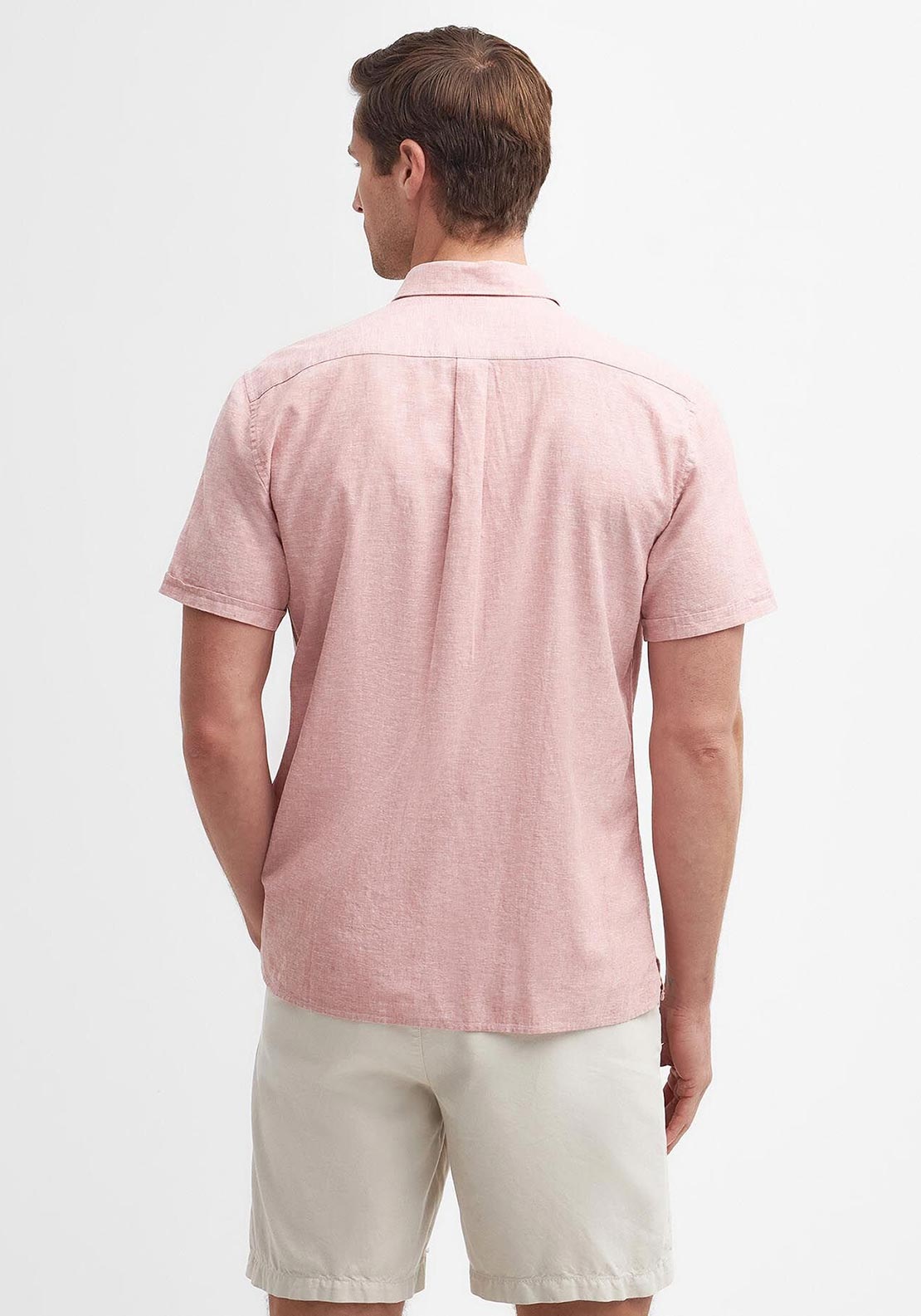 Barbour Nelson Summer Shirt, Pink Clay