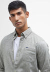 Barbour Men’s Nelson Tailored Shirt, Bleached Olive Green