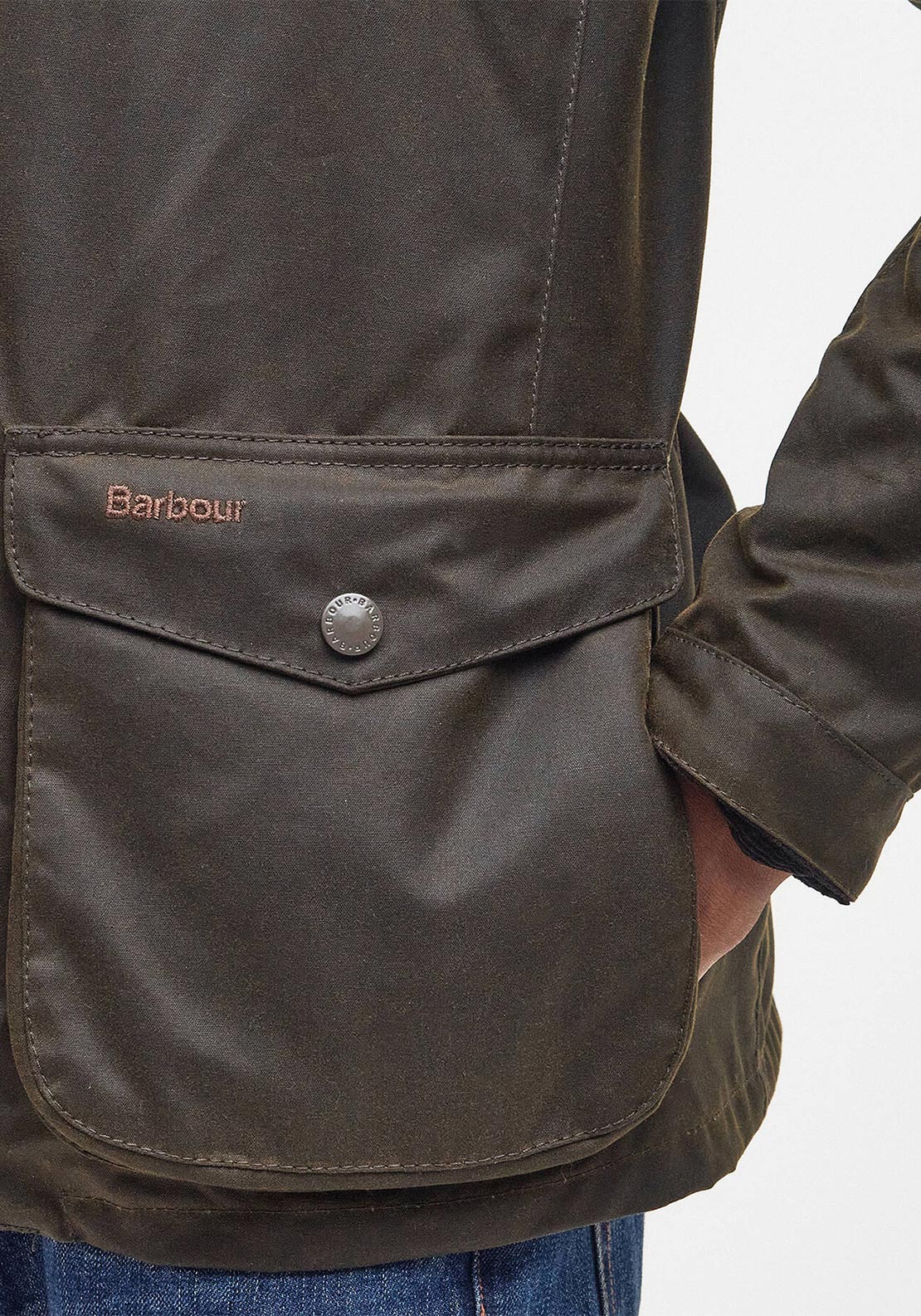 Barbour Men’s Ogston Dual Layer Jacket, Olive Green