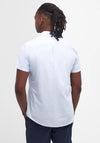Barbour Oxtown Short Sleeve Striped Shirt, Sky Blue