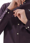 Barbour Men's Oxtown Tailored Shirt, Plum