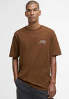 Barbour Men’s Parkend Graphic T-Shirt, Umber Brown