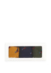 Barbour Pheasant Print Socks Gift Set, Navy Multi