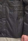 Barbour Men’s Sapper Wax Jacket, Olive Green