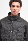 Barbour Men’s Sapper Wax Jacket, Olive Green