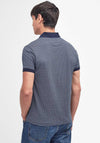 Barbour Shell Print Polo Shirt, Navy