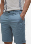 Barbour Smart Chino Shorts, Lead Blue