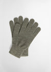 Barbour Tartan Scarf & Glove Gift Set, Classic Olive