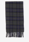 Barbour Lambswool Tartan Scarf, Olive Night