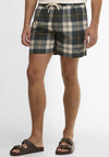 Barbour Men’s Tartan Swim Shorts, Green Multi