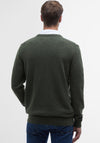 Barbour Men’s Tisbury Crew Neck Jumper, Dark Green