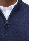 Barbour Men's Tisbury Half Zip Jumper, Navy