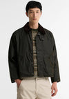 Barbour Men’s Transport Wax Jacket, Olive Green