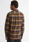 Barbour Men’s Valley Tailored Check Shirt, Olive Multi