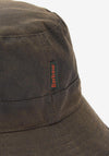 Barbour Waxed Bucket Hat, Olive Green