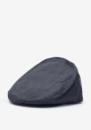 Barbour Men’s Waxed Flat Cap, Navy