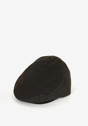 Barbour Men’s Waxed Flat Cap, Olive