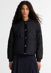 Barbour Womens Ravenshill Reversible Quilted Bomber Jacket, Black