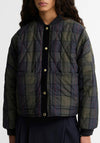 Barbour Womens Ravenshill Reversible Quilted Bomber Jacket, Black