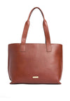 Barbour Alder Large Leather Tote Bag, Tan