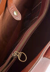 Barbour Alder Large Leather Tote Bag, Tan
