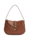 Barbour Alder Leather Medium Shoulder Bag, Brown