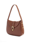 Barbour Alder Leather Medium Shoulder Bag, Brown
