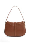 Barbour Alder Leather Medium Shoulder Bag, Brown