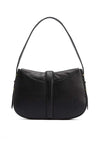 Barbour Alder Leather Medium Shoulder Bag, Black