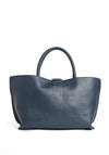 Barbour Alder Leather Mini Tote Bag, Navy