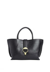 Barbour Alder Leather Mini Tote Bag, Black