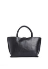 Barbour Alder Leather Mini Tote Bag, Black