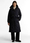 Barbour Alverstone Longline Puffer Coat, Black