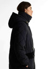 Barbour Alverstone Longline Puffer Coat, Black