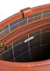 Barbour Cedar Large Leather Bucket Bag, Tan