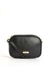 Barbour Daphne Small Leather Crossbody Bag, Black