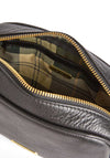 Barbour Daphne Small Leather Crossbody Bag, Black