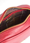 Barbour Daphne Small Leather Crossbody Bag, Red