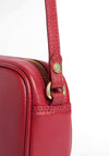 Barbour Daphne Small Leather Crossbody Bag, Red